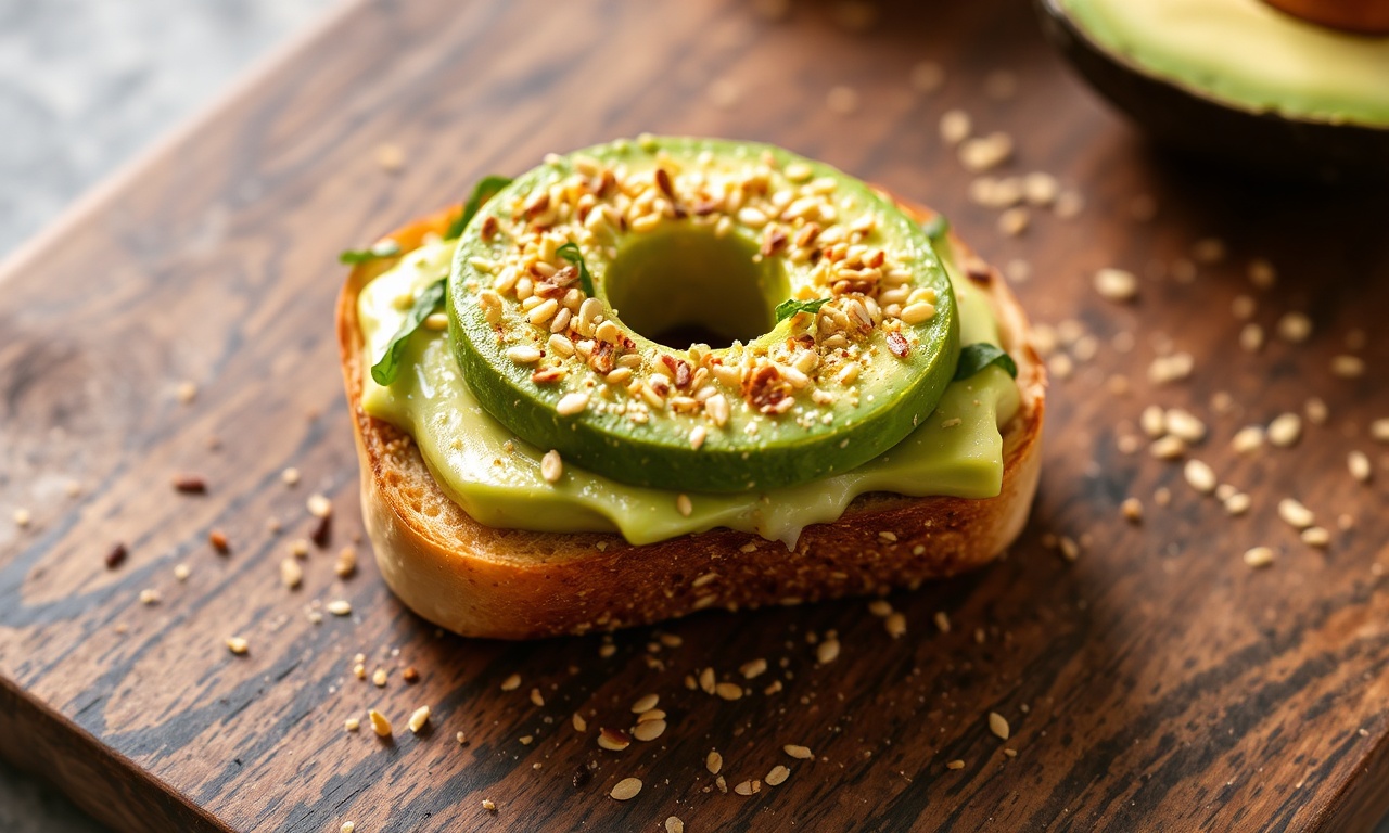 Everything bagel avocado toast: a delicious reinvention.