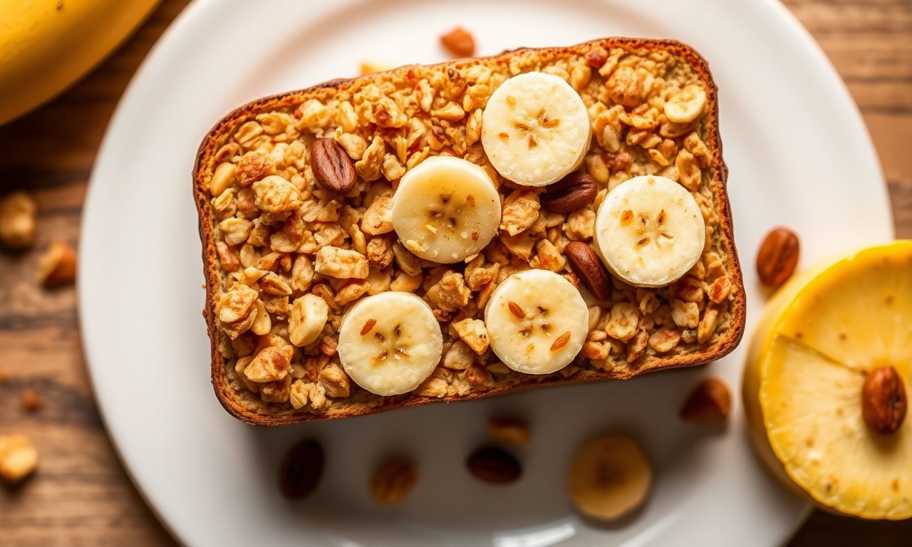 Banana bread granola, a delicious twist on classic crunch.