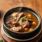 Comforting Galbitang: Korean beef soup secrets revealed.