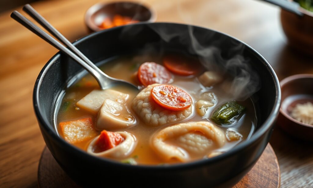 Savoring Sundubu: Steaming Korean comfort food in a delicious jjigae bowl.