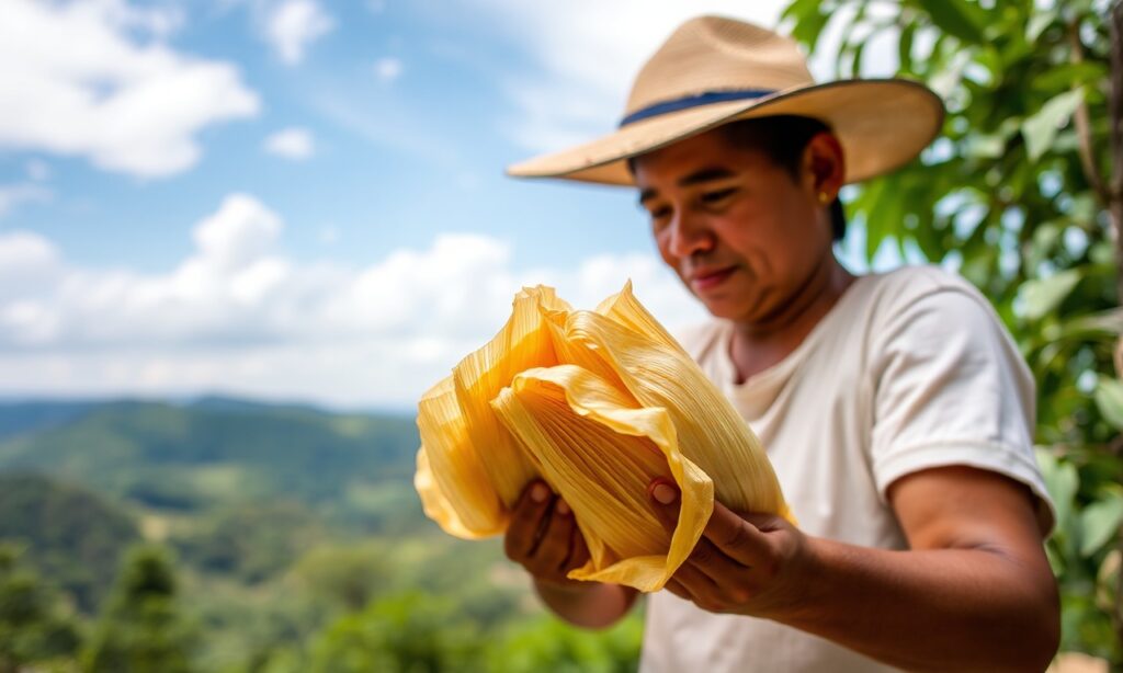 Nacatamales Unwrapped: Delicious Nicaraguan chicken tamale delight.