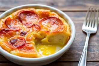 Sweet Meets Turnip Clafoutis: Caramelized sugar and earthy turnip delight.
