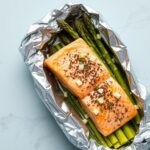 Easy Salmon Asparagus foil packets: gourmet meal magic.