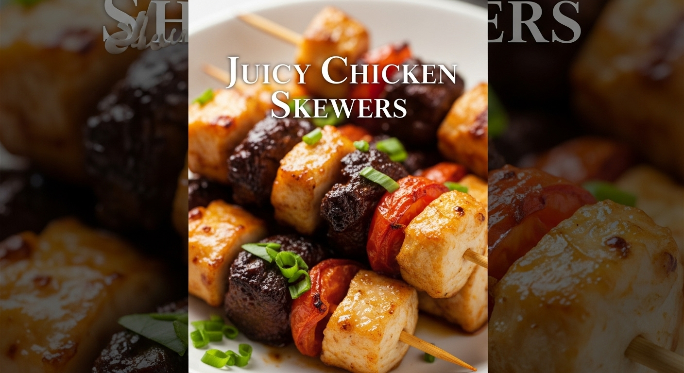 Kewpie Mayo Magic: Juicy Chicken Skewers You’ll Love
