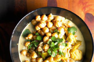 Creamy Coconut Curry Chickpeas: A Flavorful Vegetarian Delight