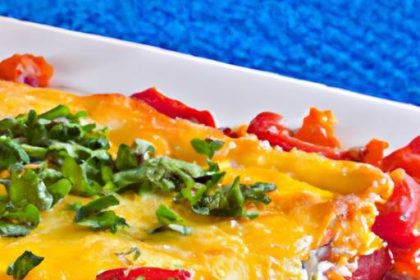 Sun-Kissed Mediterranean Veggie & Feta Frittata Delight