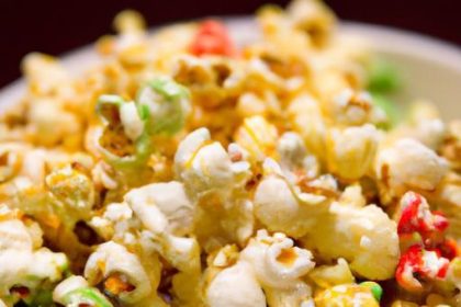 Sweet and Salty Bliss: The Magic of Popcorn with M&Ms