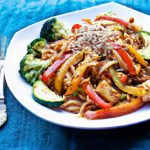 Fiery Peanut Noodles with Veggies: A Flavorful Twist