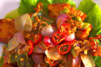 Sambal Matah Meets Crispy Fried Tempeh: A Balinese Delight