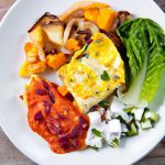 Sunrise Delight: Savory Breakfast Polenta with Roasted Veggies