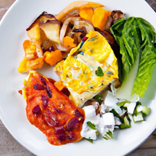 Sunrise Delight: Savory Breakfast Polenta with Roasted Veggies