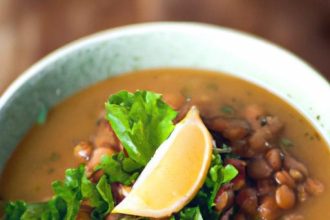 Hearty Tradition: Exploring Lentil Soup with Fresh Greens