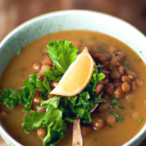 Hearty Tradition: Exploring Lentil Soup with Fresh Greens