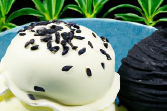 Creamy Black Sesame & Coconut Milk Ice Cream Delight Explained
