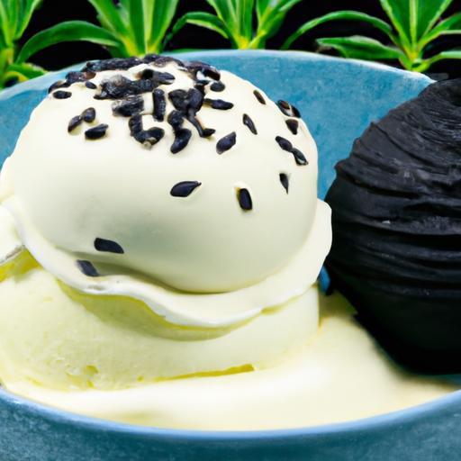 Creamy Black Sesame & Coconut Milk Ice Cream Delight Explained