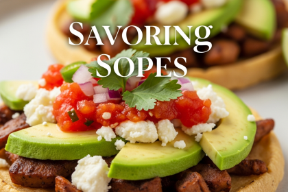 Savoring Sopes: A Flavorful Twist on Beans and Cheese Delight