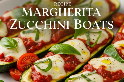 Margherita Zucchini Boats: A Fresh Twist on Classic Flavor