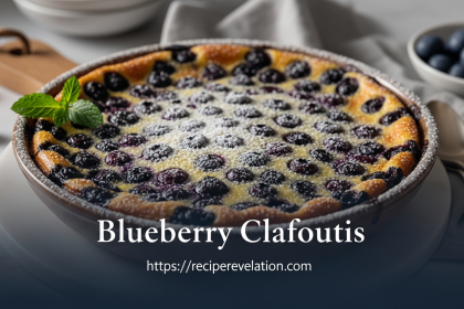 Blueberry Clafoutis: A Delightful French Dessert Recipe