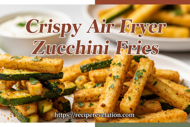 Crispy Air Fryer Zucchini Fries: A Healthy Snack Twist