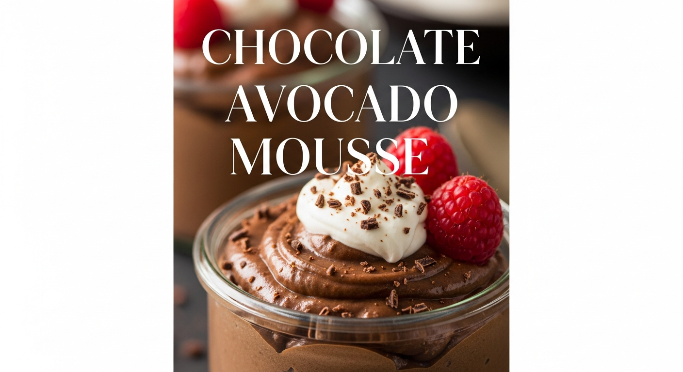 Decadent Plant-Based Chocolate Avocado Mousse Recipe Delight