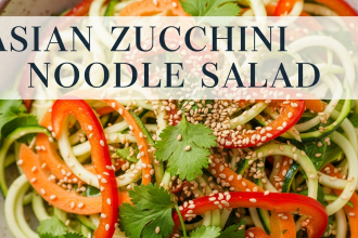 Fresh Flavor Fusion: Asian Zucchini Noodle Salad Recipe