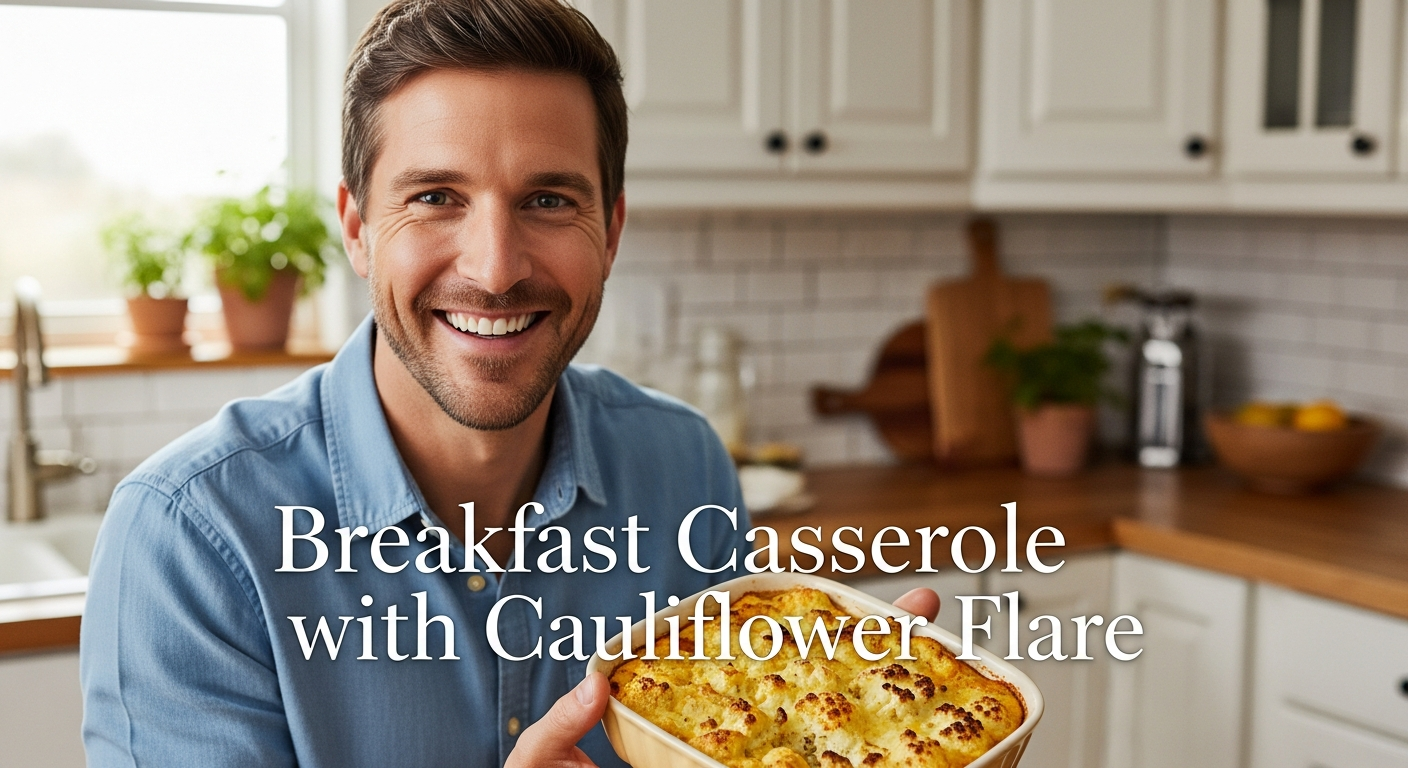Wholesome Keto Breakfast Casserole with Cauliflower Flare