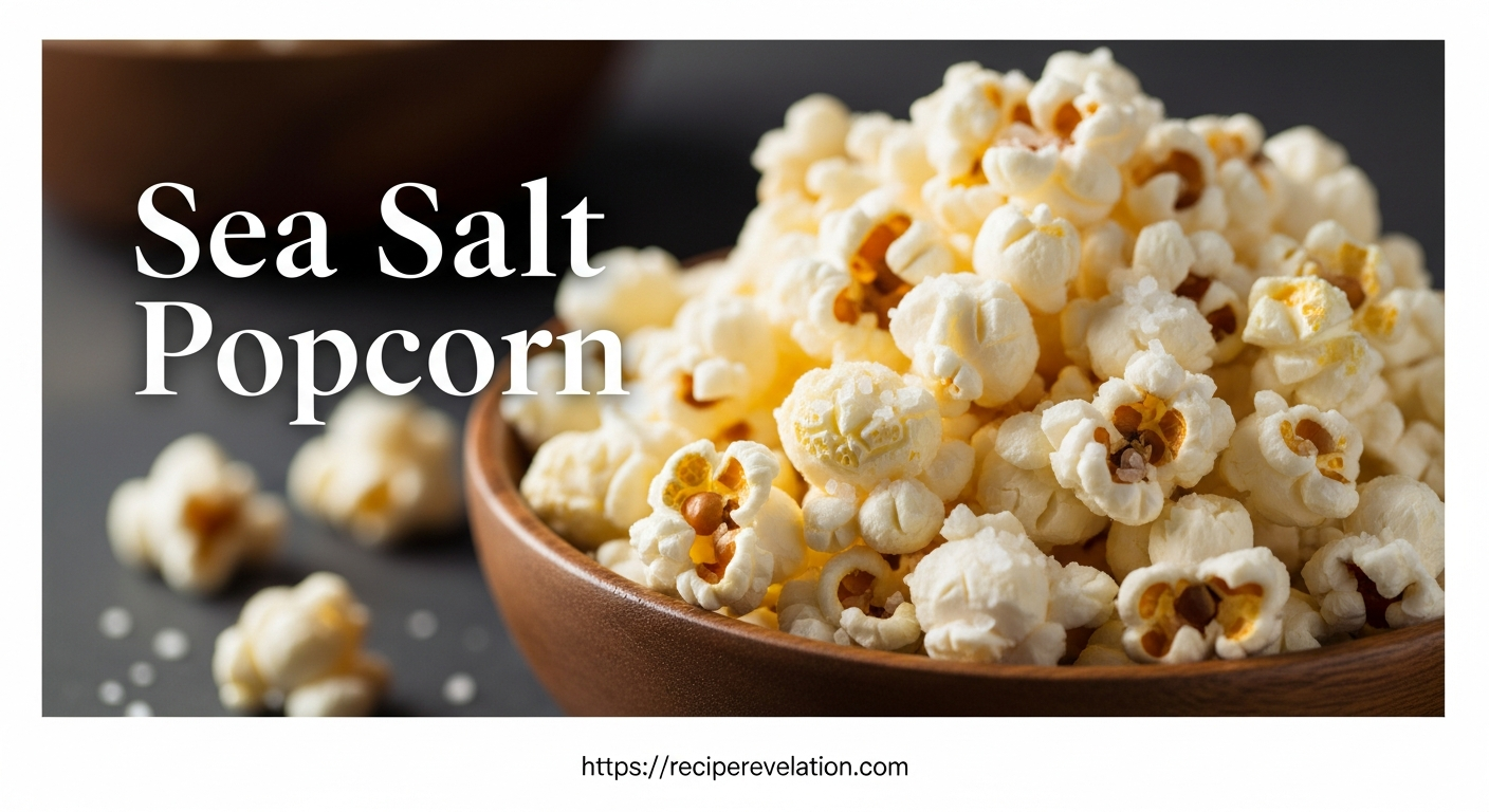 Sea Salt Popcorn: A Savory Snack with a Crunchy Twist