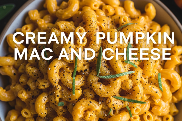 Decadent Creamy Vegan Pumpkin Mac and Cheese Delight