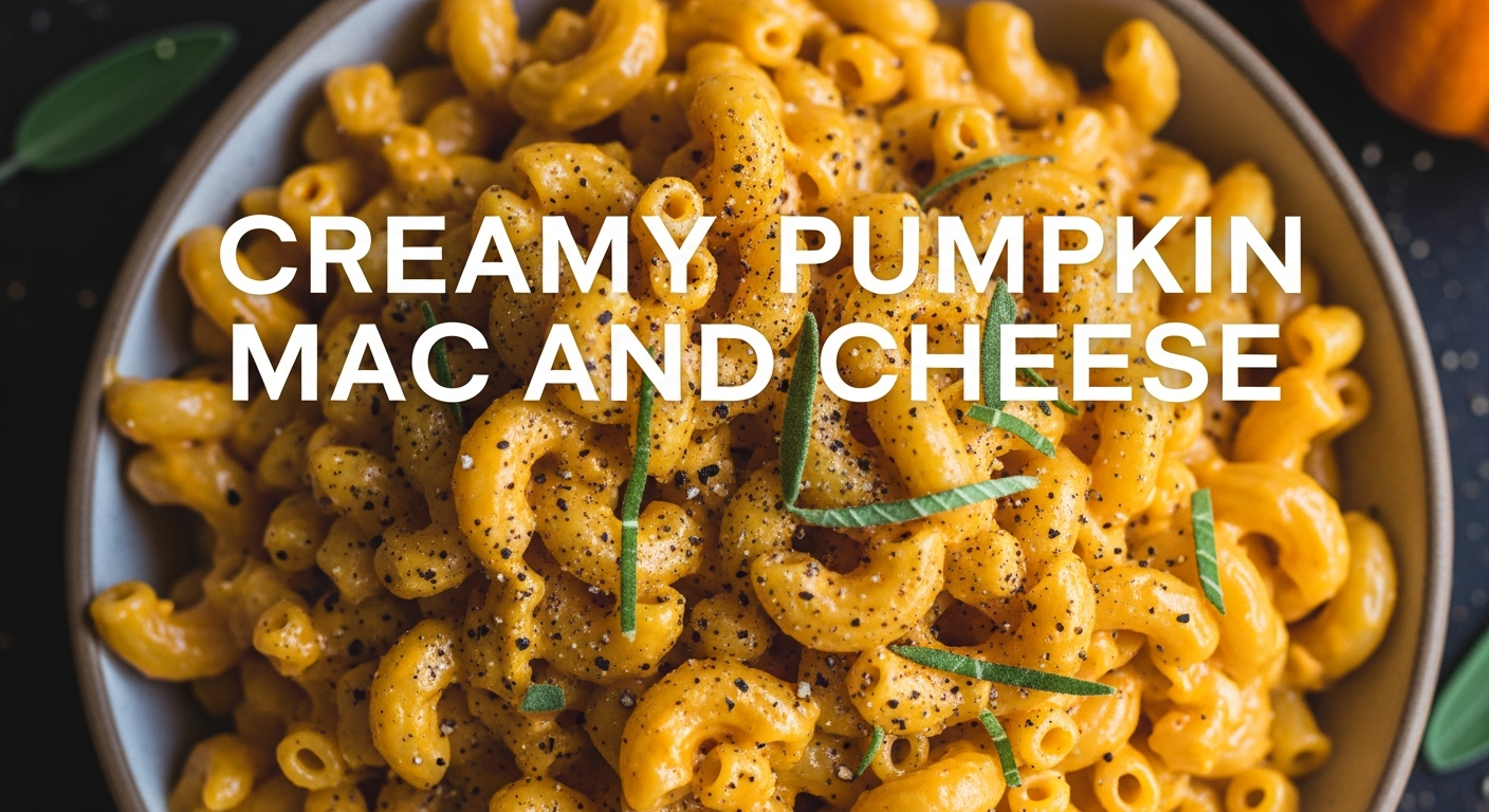 Decadent Creamy Vegan Pumpkin Mac and Cheese Delight