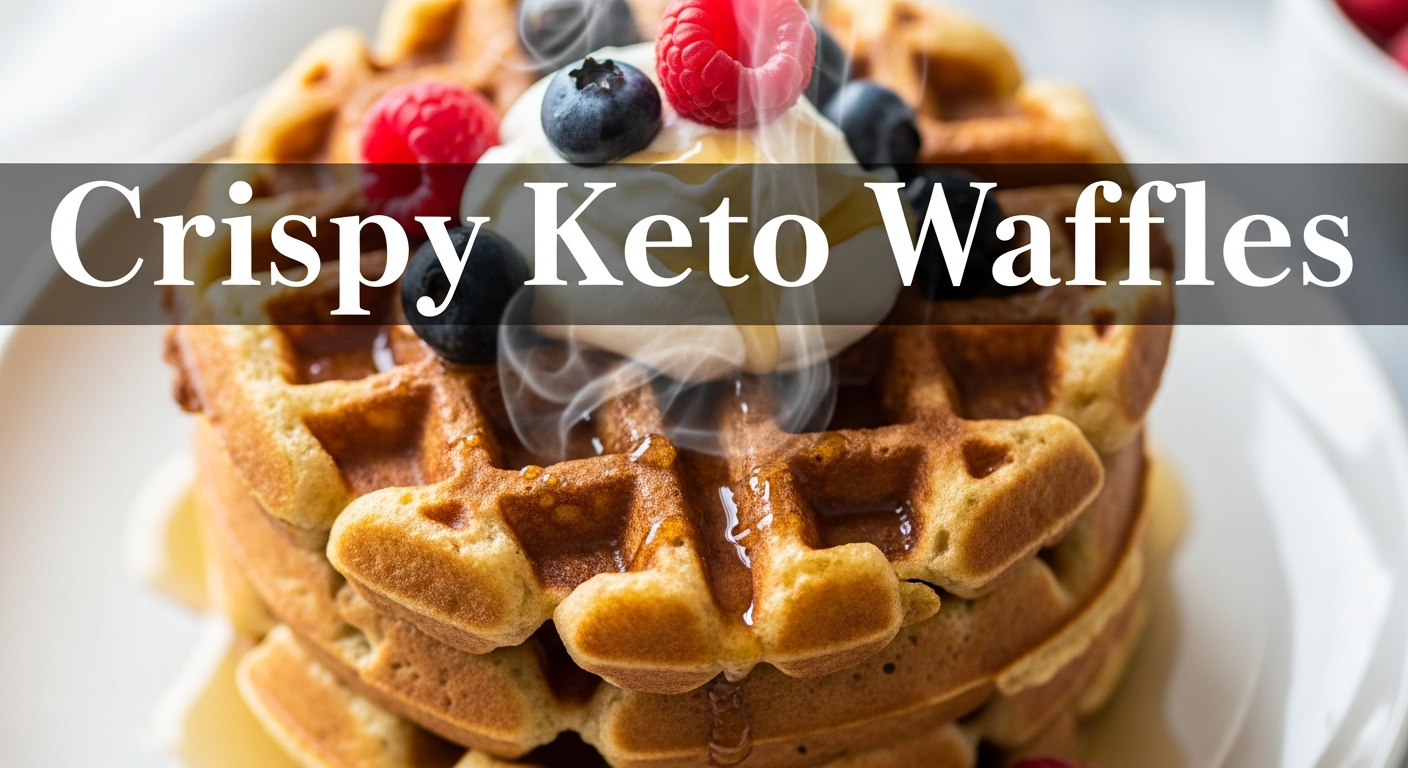 Crispy Keto Waffles: Low-Carb Breakfast Delight Uncovered