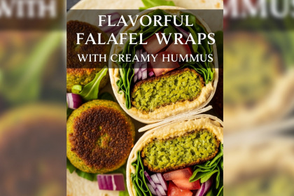 Flavorful Falafel Wraps with Creamy Hummus: A Must-Try!