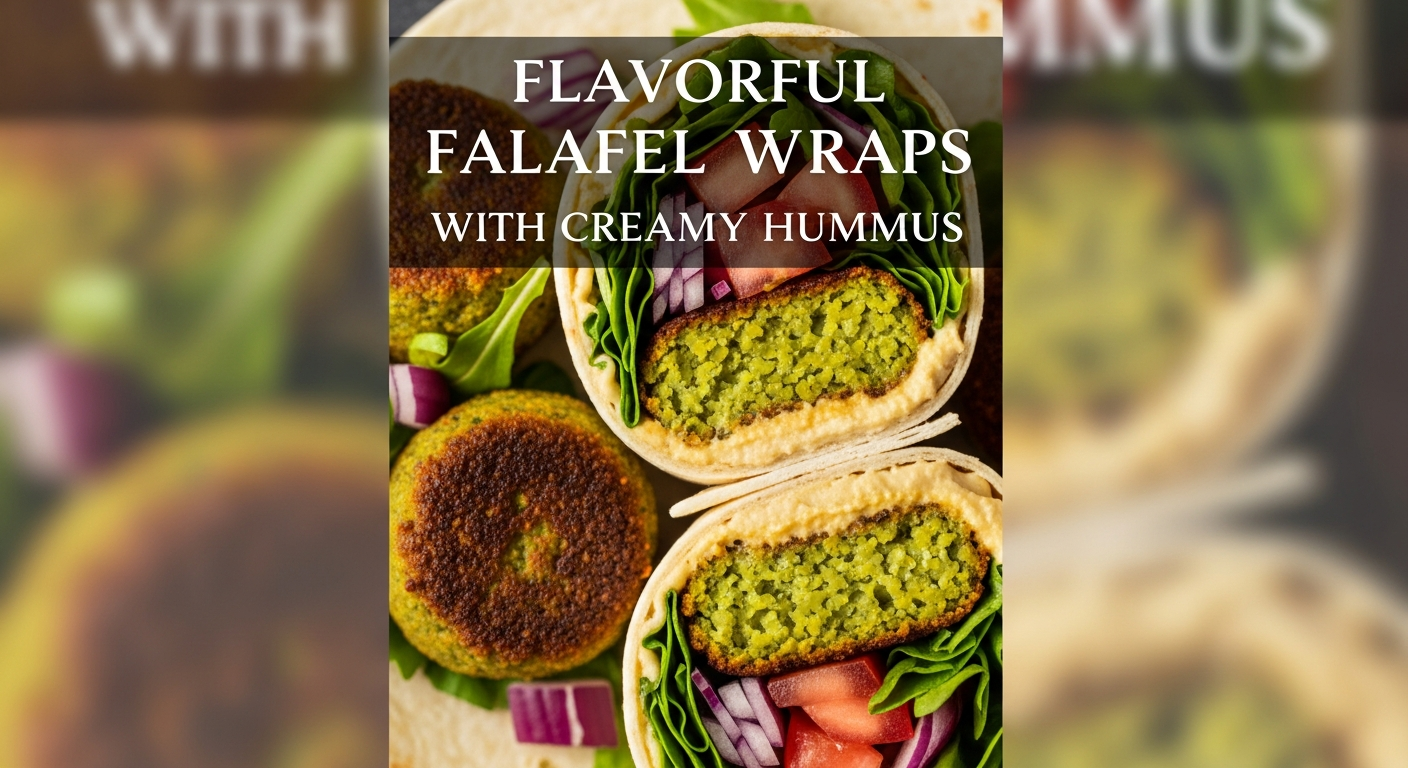 Flavorful Falafel Wraps with Creamy Hummus: A Must-Try!
