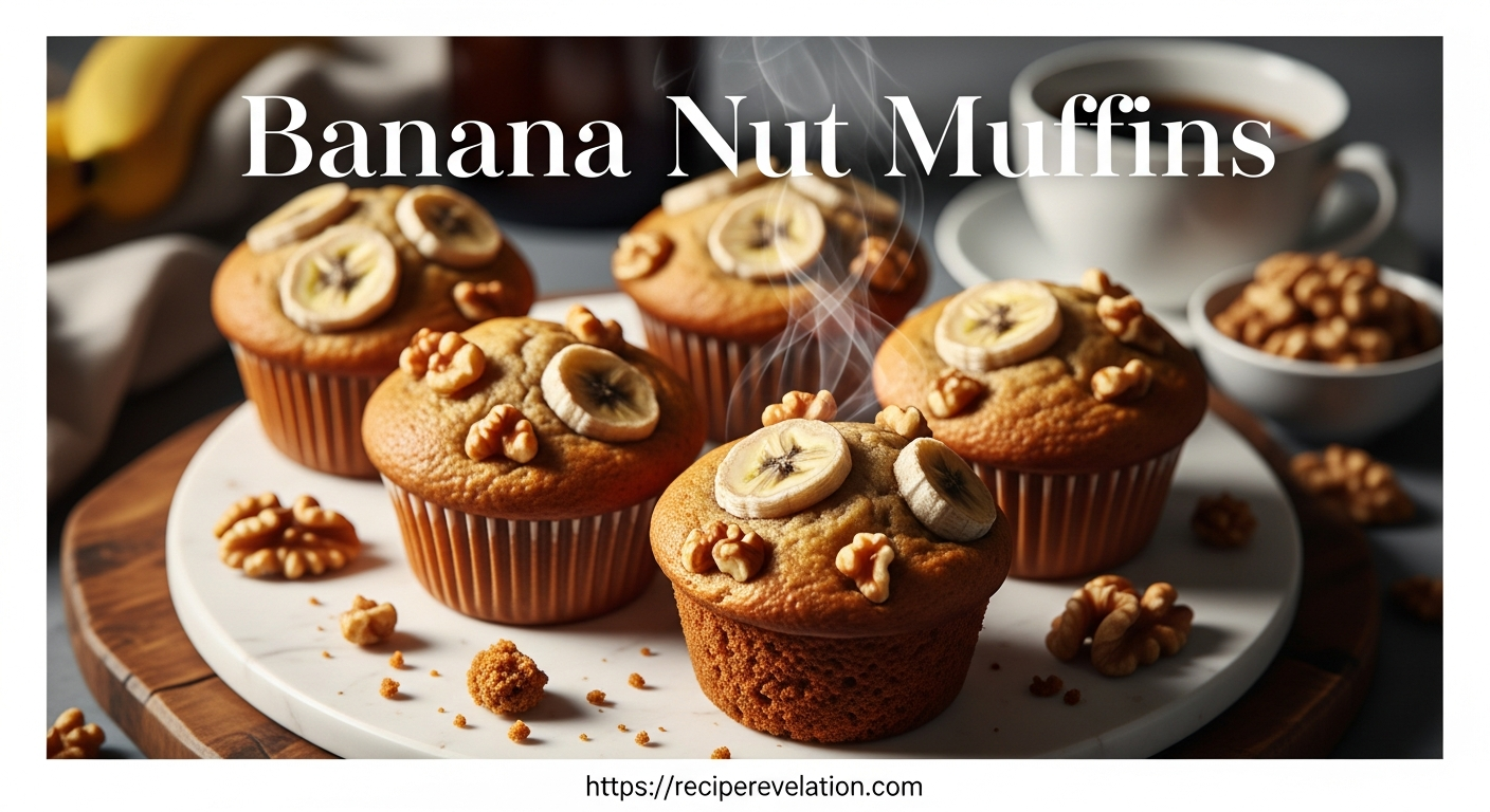 Banana Nut Muffins: A Perfect Blend of Sweet and Crunch