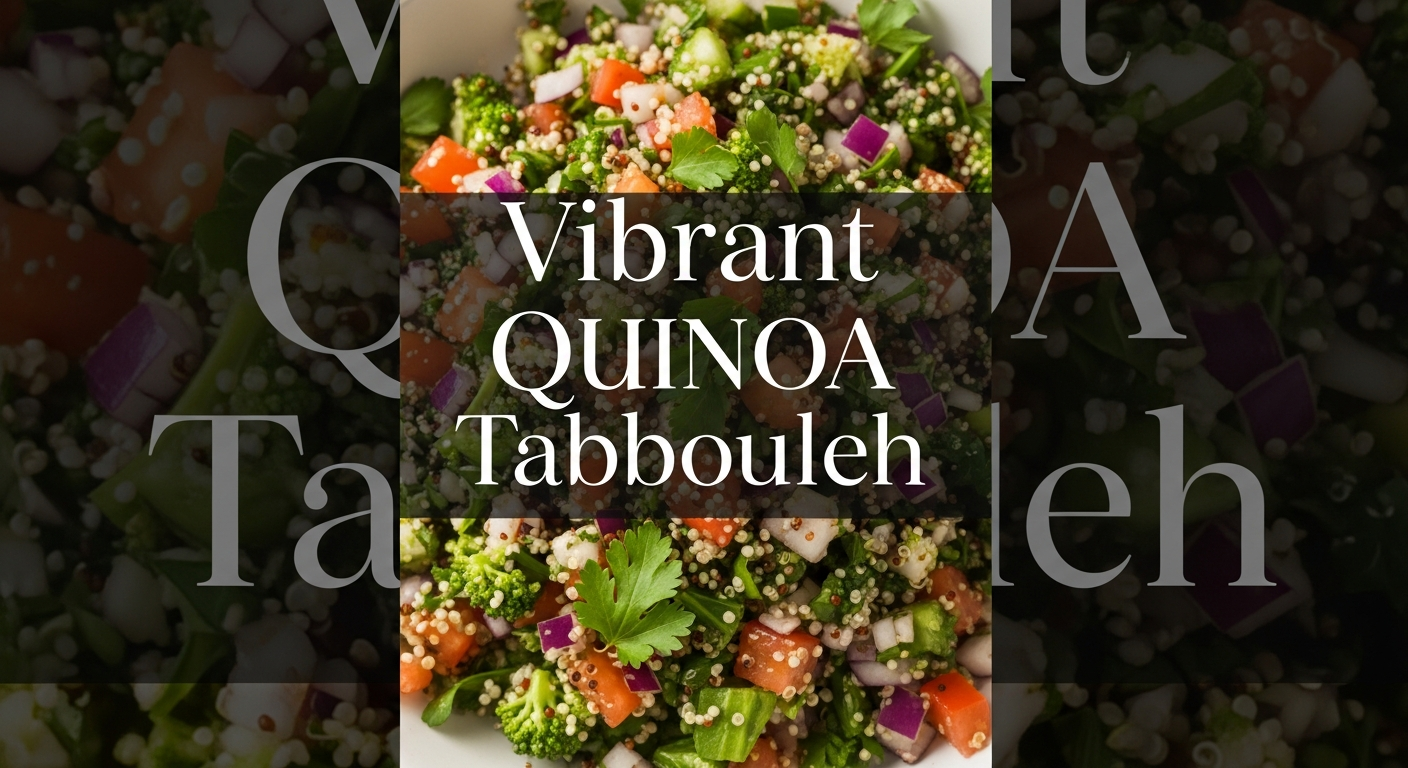 Brighten Your Salad Bowl: Quinoa Tabbouleh with Pomegranate