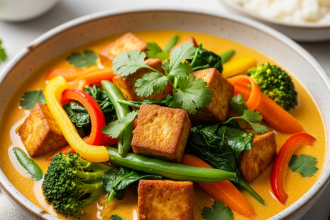 Creamy CoconAut Curry with Tofu: A Vegan Delight Recipe