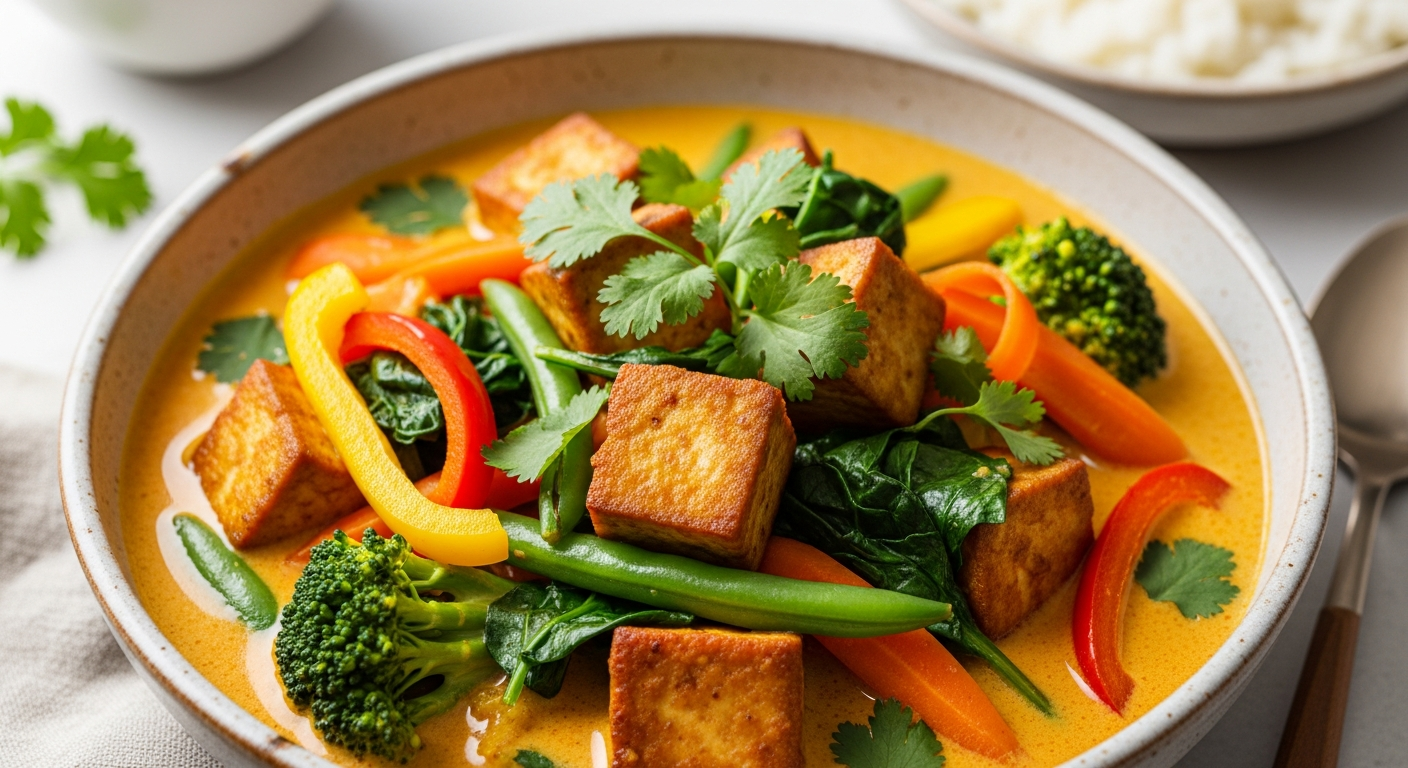 Creamy CoconAut Curry with Tofu: A Vegan Delight Recipe