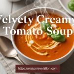 Velvety Creamy Tomato Soup: A Comfort in Every Spoonful