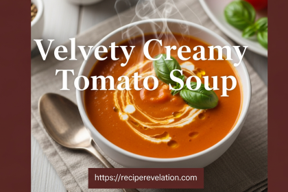 Velvety Creamy Tomato Soup: A Comfort in Every Spoonful