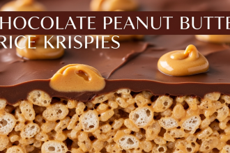 Decadent Chocolate Peanut Butter Rice Krispies Roll Bliss>