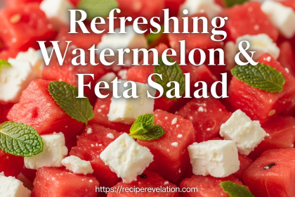 Refreshing Watermelon & Feta Salad: A Minty Summer Delight