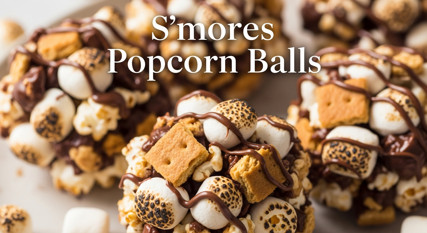S’mores Popcorn Balls: A Gooey Twist on Classic Treats