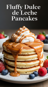 Fluffy Dulce de Leche Pancakes: A Sweet Morning Treat