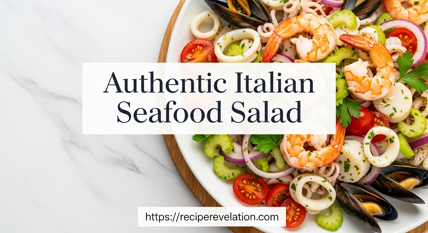 Discover the Zesty Charm of Authentic Italian Seafood Salad
