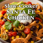 Slow-Cooker Santa Fe Chicken: A Flavorful Fiesta Feast