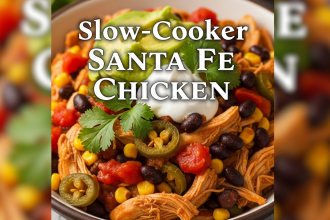 Slow-Cooker Santa Fe Chicken: A Flavorful Fiesta Feast