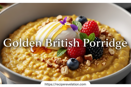 Golden British Porridge: A Sweet Honeyed Morning Delight
