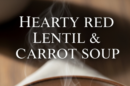 Hearty Red Lentil & Carrot Soup: A Nutritious Delight