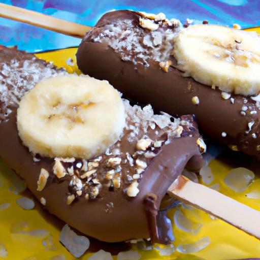 Chill Out with⁢ Delicious Homemade chocolate ‌Banana Popsicles