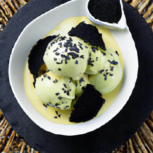Creamy​ Black ‌Sesame & coconut Milk Ice Cream Delight Explained