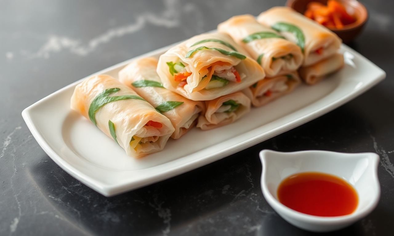 Crispy Cha Gio rolls: flavorful indulgence, artfully fried for ultimate bliss.